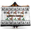 Wests Tigers Christmas Hooded Blanket - Wests Tigers Special Ugly Christmas Hooded Blanket