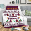 Brisbane Broncos Christmas Blanket - Brisbane Broncos Special Ugly Christmas Blanket