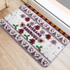 Brisbane Broncos Christmas Door Mat - Brisbane Broncos Special Ugly Christmas Door Mat