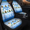 Gold Coast Titans Christmas Car Seat Covers - Gold Coast Titans Special Ugly Christmas Car Seat Covers