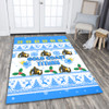 Gold Coast Titans Christmas Area Rug - Gold Coast Titans Special Ugly Christmas Area Rug