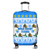 Gold Coast Titans Christmas Luggage Cover - Gold Coast Titans Special Ugly Christmas Luggage Cover
