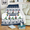 North Queensland Cowboys Christmas Blanket - North Queensland Cowboys Special Ugly Christmas Blanket