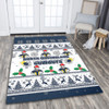 North Queensland Cowboys Christmas Area Rug - North Queensland Cowboys Special Ugly Christmas Area Rug