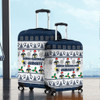 North Queensland Cowboys Christmas Luggage Cover - North Queensland Cowboys Special Ugly Christmas Luggage Cover