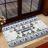 North Queensland Cowboys Christmas Door Mat - North Queensland Cowboys Special Ugly Christmas Door Mat