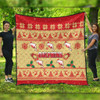 Redcliffe Dolphins Christmas Quilt - Redcliffe Dolphins Dolphins Special Ugly Christmas Quilt