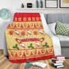 Redcliffe Dolphins Christmas Blanket - Redcliffe Dolphins Dolphins Special Ugly Christmas Blanket