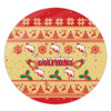 Redcliffe Dolphins Christmas Round Rug - Redcliffe Dolphins Dolphins Special Ugly Christmas Round Rug
