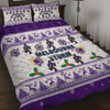 Melbourne Storm Christmas Quilt Bed Set - Melbourne Storm Special Ugly Christmas Quilt Bed Set