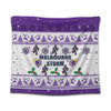 Melbourne Storm Christmas Tapestry - Melbourne Storm Special Ugly Christmas Tapestry