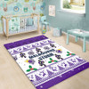 Melbourne Storm Christmas Area Rug - Melbourne Storm Special Ugly Christmas Area Rug