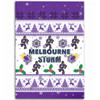 Melbourne Storm Christmas Area Rug - Melbourne Storm Special Ugly Christmas Area Rug