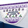 Melbourne Storm Christmas Beach Blanket - Melbourne Storm Special Ugly Christmas Beach Blanket