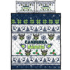 Canberra Raiders Christmas Quilt Bed Set - Canberra Raiders Special Ugly Christmas Quilt Bed Set