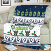 Canberra Raiders Christmas Blanket - Canberra Raiders Special Ugly Christmas Blanket