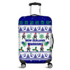 New Zealand Warriors Christmas Luggage Cover - New Zealand Warriors Special Ugly Christmas Luggage Cover