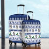 New South Wales Christmas Luggage Cover - New South Wales Special Ugly Christmas Luggage Cover