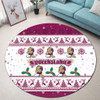 Queensland Christmas Round Rug - Queensland Special Ugly Christmas Round Rug