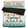 Australia Christmas Bedding Set - Wallabies Special Ugly Christmas Bedding Set