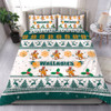 Australia Christmas Bedding Set - Wallabies Special Ugly Christmas Bedding Set