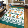 Australia Christmas Area Rug - Wallabies Special Ugly Christmas Area Rug