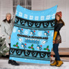 Cronulla-Sutherland Sharks Christmas Blanket - Cronulla-Sutherland Sharks Special Ugly Christmas Blanket