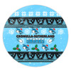 Cronulla-Sutherland Sharks Christmas Round Rug - Cronulla-Sutherland Sharks Special Ugly Christmas Round Rug