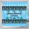 Cronulla-Sutherland Sharks Christmas Shower Curtain - Cronulla-Sutherland Sharks Special Ugly Christmas Shower Curtain