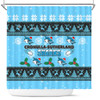 Cronulla-Sutherland Sharks Christmas Shower Curtain - Cronulla-Sutherland Sharks Special Ugly Christmas Shower Curtain