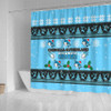 Cronulla-Sutherland Sharks Christmas Shower Curtain - Cronulla-Sutherland Sharks Special Ugly Christmas Shower Curtain