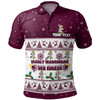 Manly Warringah Sea Eagles Christmas Custom Polo Shirt - Special Ugly Christmas Polo Shirt