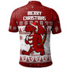 St. George Illawarra Dragons Christmas Custom Polo Shirt - Special Ugly Christmas Polo Shirt