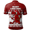 St. George Illawarra Dragons Christmas Custom Polo Shirt - Special Ugly Christmas Polo Shirt