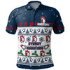 Sydney Roosters Christmas Custom Polo Shirt - Special Ugly Christmas Polo Shirt