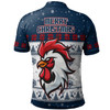 Sydney Roosters Christmas Custom Polo Shirt - Special Ugly Christmas Polo Shirt