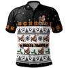 Wests Tigers Christmas Custom Polo Shirt - Special Ugly Christmas Polo Shirt