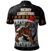 Wests Tigers Christmas Custom Polo Shirt - Special Ugly Christmas Polo Shirt