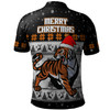 Wests Tigers Christmas Custom Polo Shirt - Special Ugly Christmas Polo Shirt