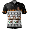 Wests Tigers Christmas Custom Polo Shirt - Special Ugly Christmas Polo Shirt
