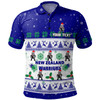 New Zealand Warriors Christmas Custom Polo Shirt - Special Ugly Christmas Polo Shirt