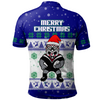 New Zealand Warriors Christmas Custom Polo Shirt - Special Ugly Christmas Polo Shirt