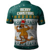 Australia Wallabies Christmas Custom Polo Shirt - Special Ugly Christmas Polo Shirt