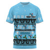 Cronulla-Sutherland Sharks Christmas Custom T-shirt - Special Ugly Christmas T-shirt