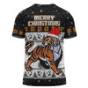 Wests Tigers Christmas Custom T-shirt - Special Ugly Christmas T-shirt