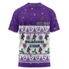 Melbourne Storm Christmas Custom T-shirt - Special Ugly Christmas T-shirt