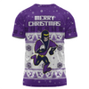 Melbourne Storm Christmas Custom T-shirt - Special Ugly Christmas T-shirt