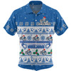 Canterbury-Bankstown Bulldogs Christmas Custom Hawaiian Shirt - Special Ugly Christmas Hawaiian Shirt