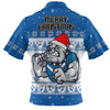 Canterbury-Bankstown Bulldogs Christmas Custom Hawaiian Shirt - Special Ugly Christmas Hawaiian Shirt