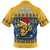 Parramatta Eels Christmas Custom Hawaiian Shirt - Special Ugly Christmas Hawaiian Shirt